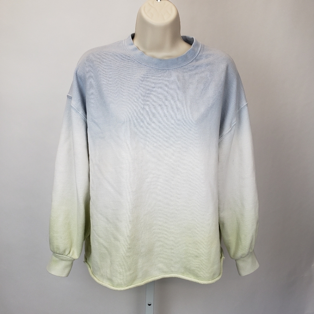 Rails Women's Reeves & Kingston Ombre Tie Dye Pullover Sweatshirt size XS